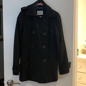 Delia’s Black Wool Peacoat